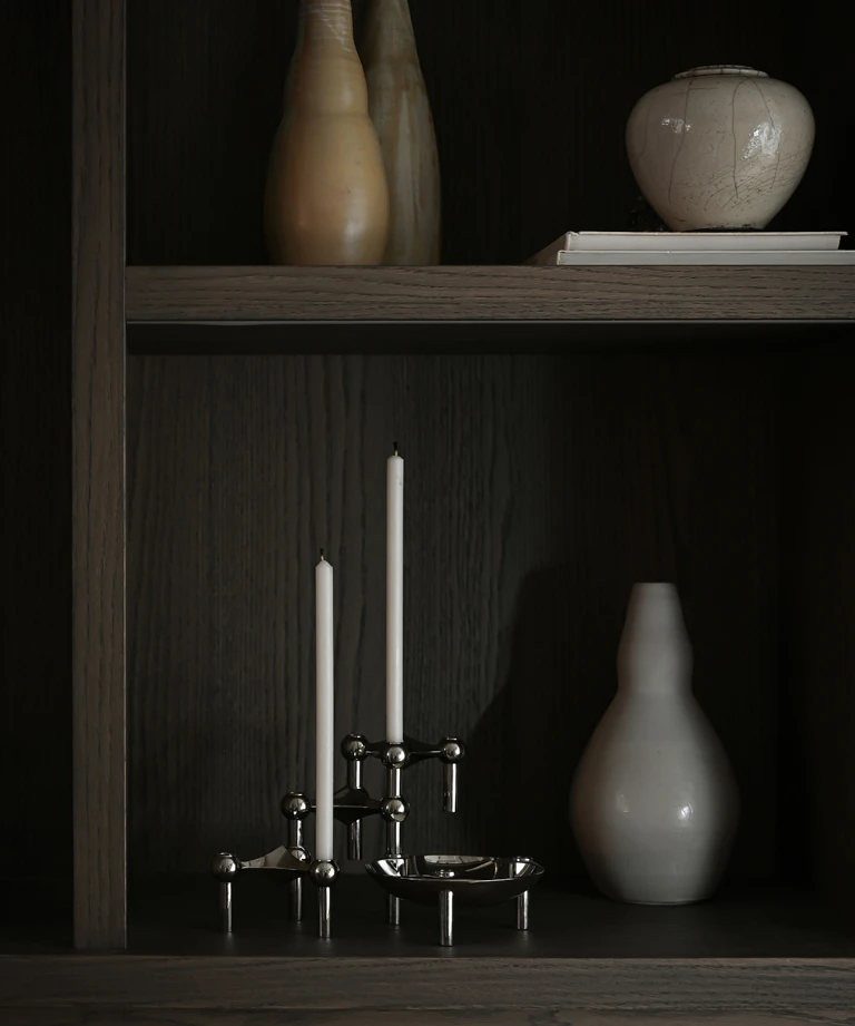 cream candles 蜜蠟圓柱蠟燭 ( 4支一組 ) - ester & erik  丹麥蠟燭