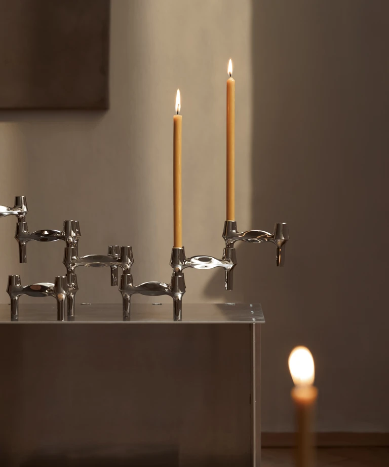 golden honey candles 蜜蠟圓柱蠟燭 ( 4支一組 ) - ester & erik  丹麥蠟燭