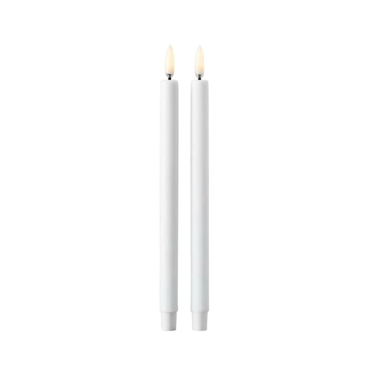 LED 蠟燭 ( white / 2支一組 ) - STOFF Nagel 丹麥蠟燭