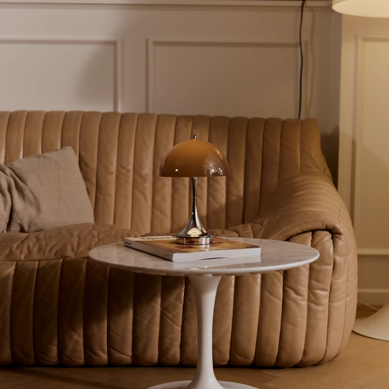 (現貨優惠) Original opal brown 無線充電桌燈 - Louis Poulsen Panthella Portable Lamp