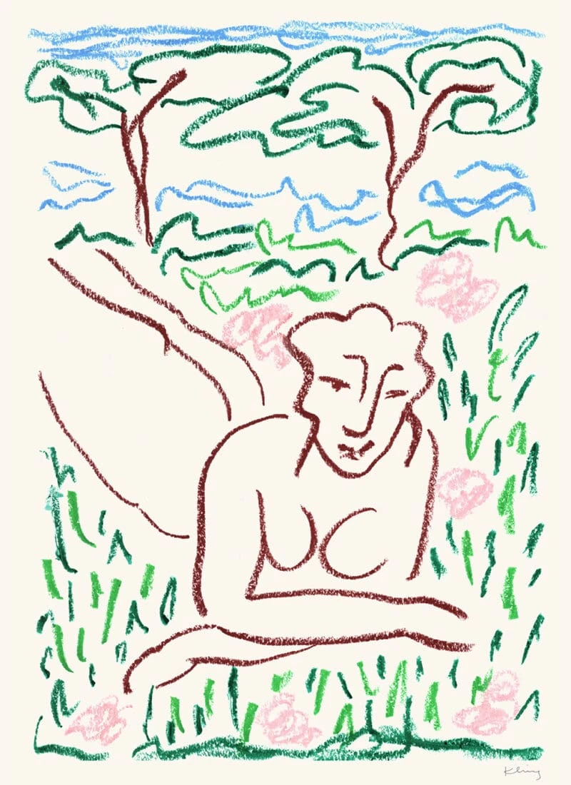 Woman in Grass - The Poster Club 丹麥藝術海報(團購)
