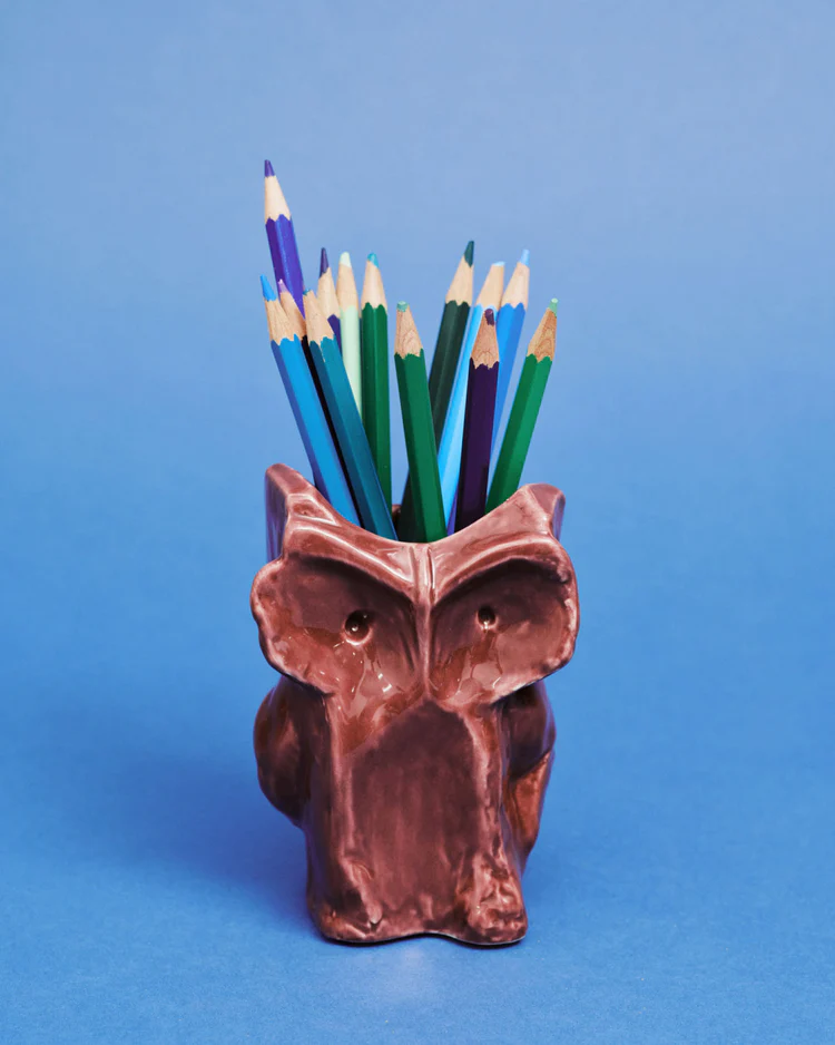 (Marni聯名) Owl vase  aubergine After Midnight - Serax