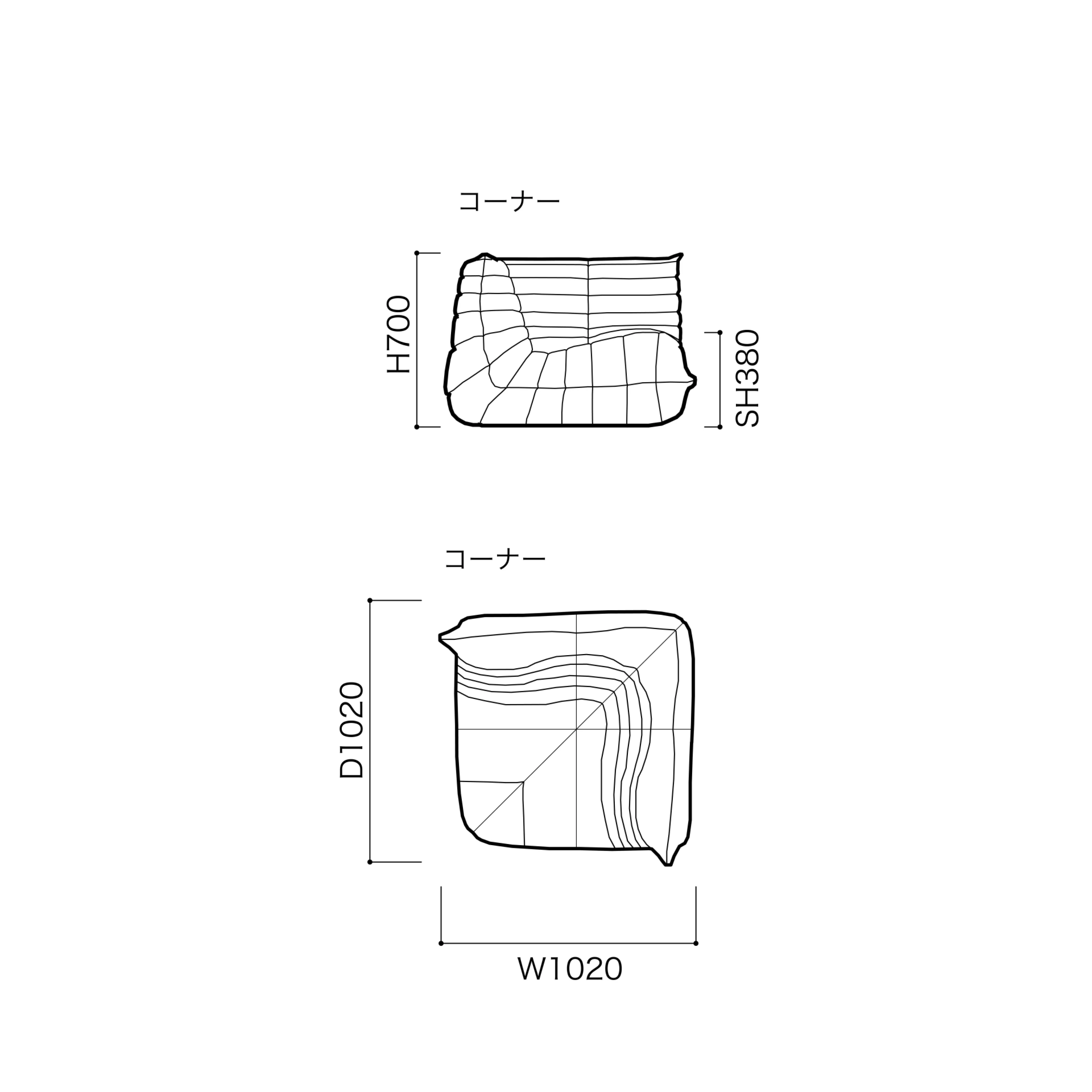 Corner 角落單元 ROSETTogo | ロゼトーゴ - Ligne Roset JP