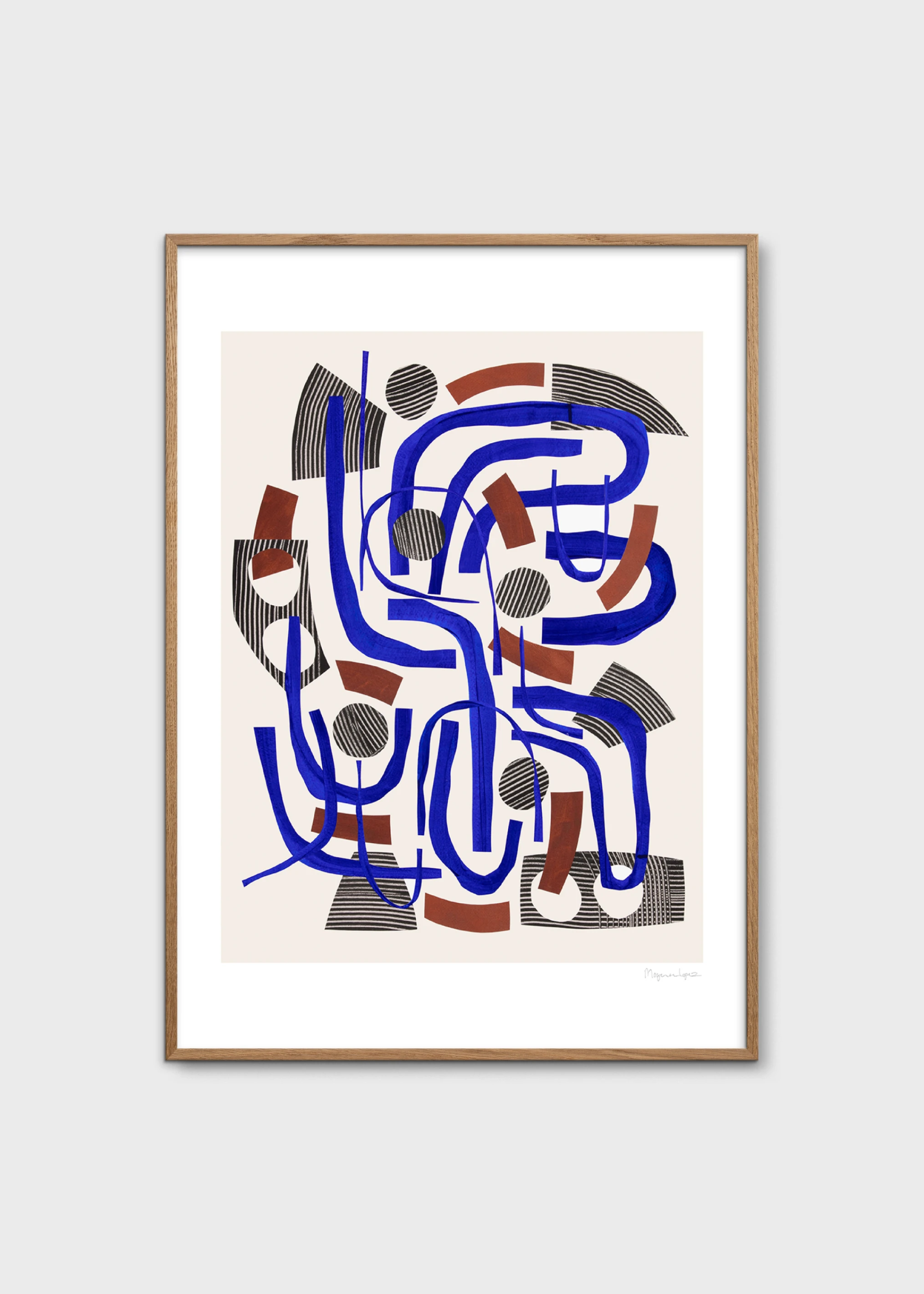 Circling Pieces - The Poster Club 丹麥藝術海報