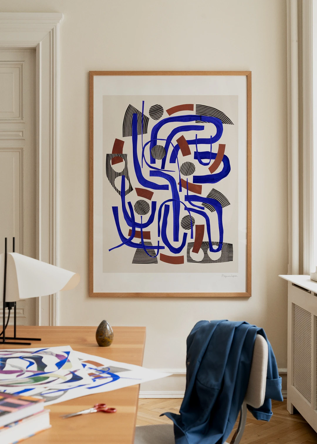 Circling Pieces - The Poster Club 丹麥藝術海報