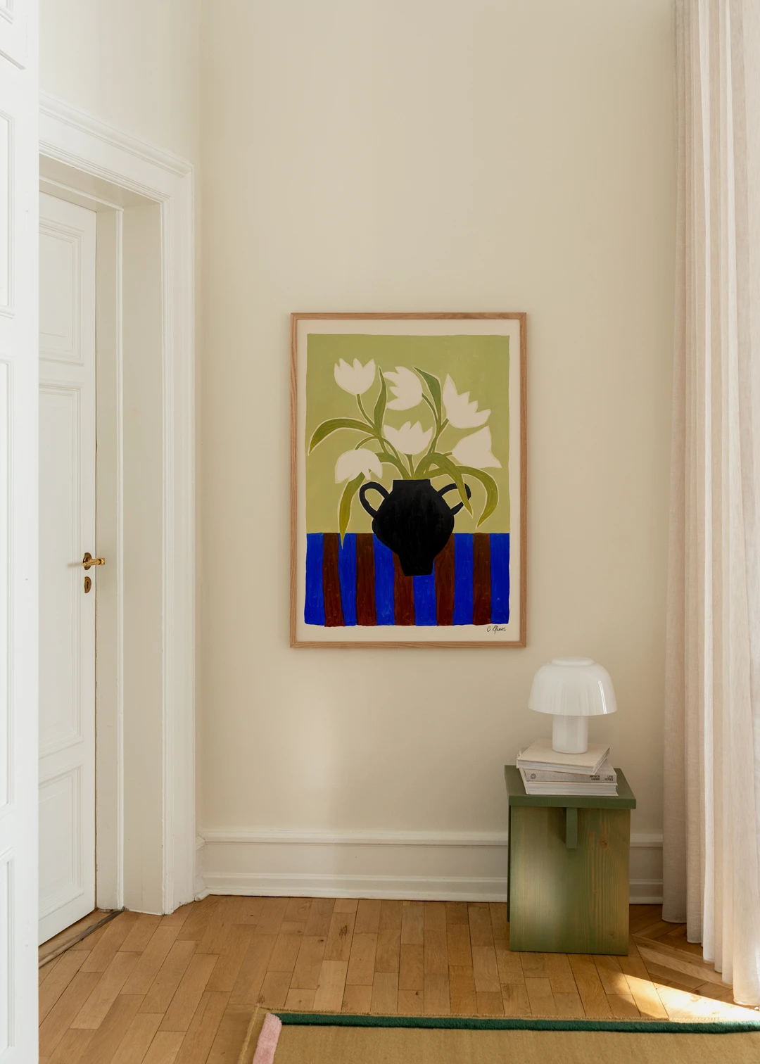 Flowers and Stripes - The Poster Club 丹麥藝術海報