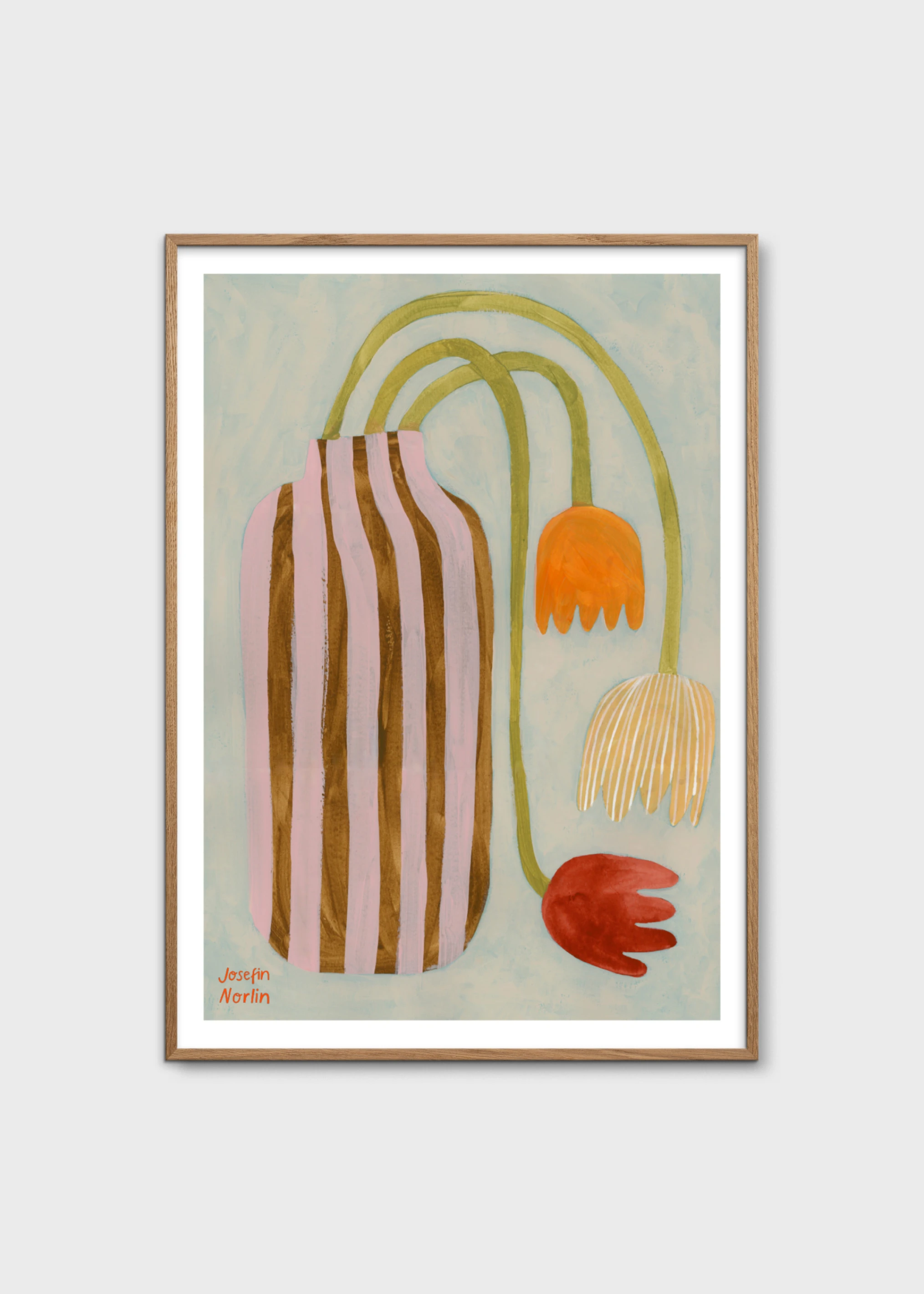 Fallen Tulips - The Poster Club 丹麥藝術海報