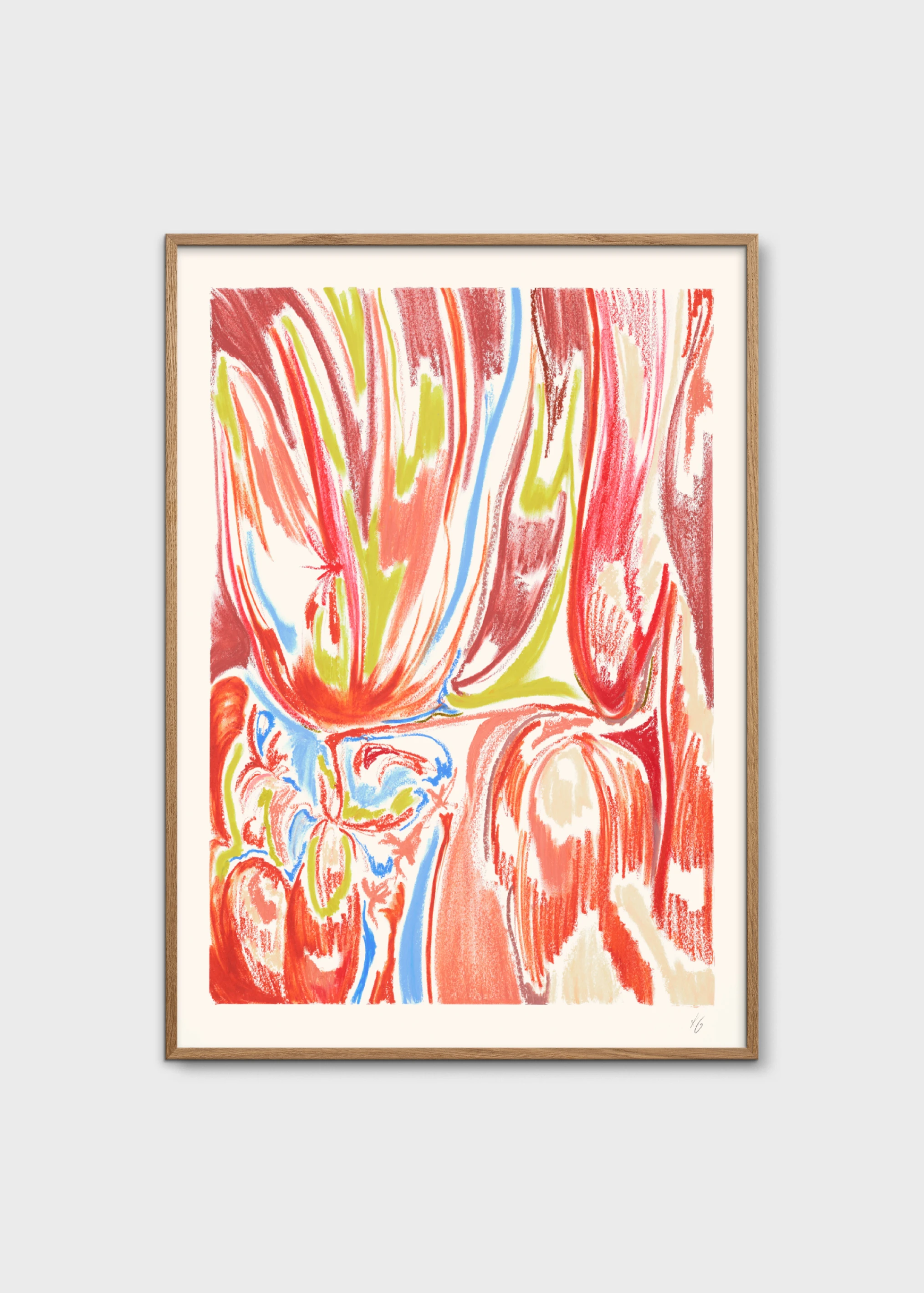 Orangerøde blade - The Poster Club 丹麥藝術海報