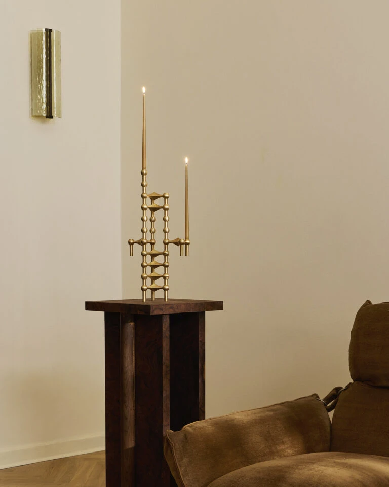 vase ( single pack / brushed brass ) 花器 - STOFF Nagel 丹麥燭台