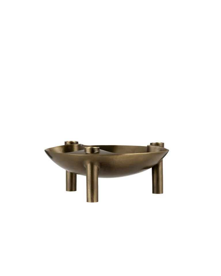 bowl ( bronzed brass ) 燭台碗 - STOFF Nagel 丹麥燭台