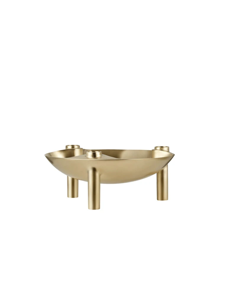 bowl ( brushed brass ) 燭台碗 - STOFF Nagel 丹麥燭台