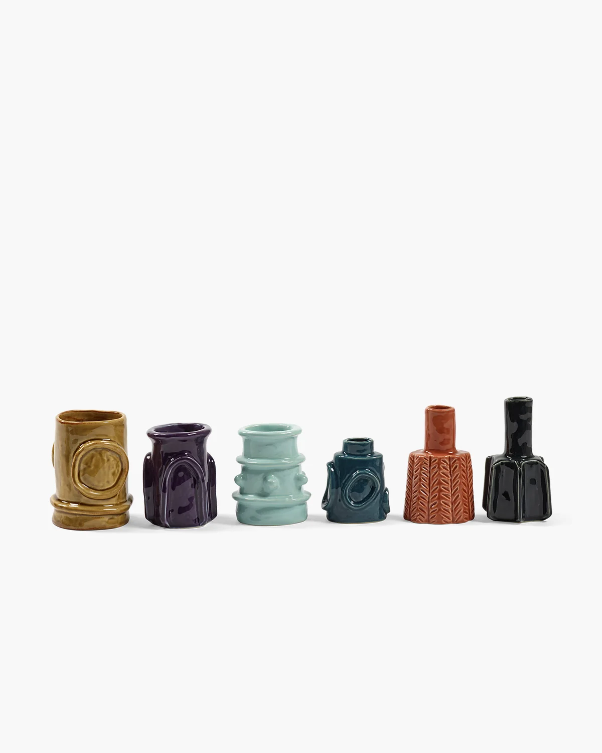 Vase ass/6 glazed Molly 六入一組 - Serax