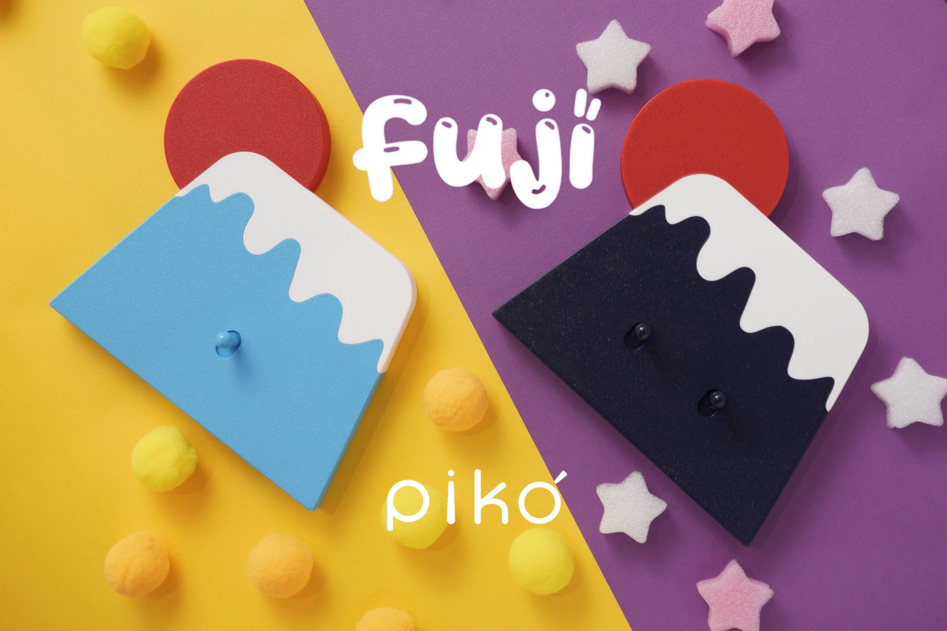 DIY 快速安裝｜Piko x ぽちゃ Fuji 富士山開關撥桿與插座面板 (共2色) - Switchpapa 開關面板