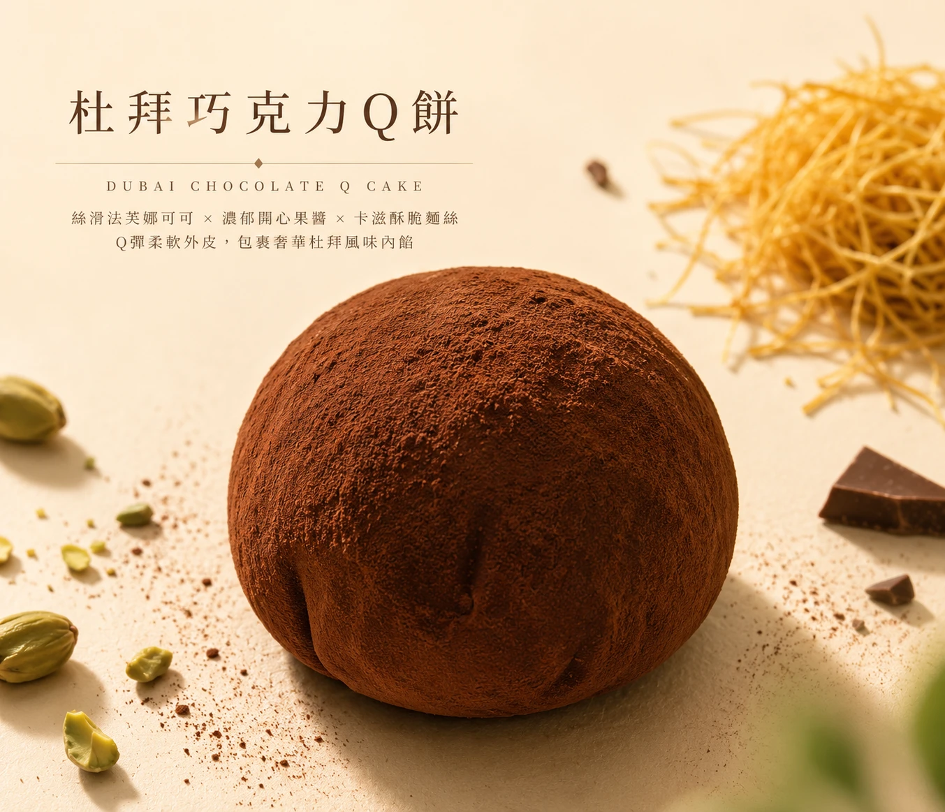 【點馨坊】杜拜巧克力Q餅
