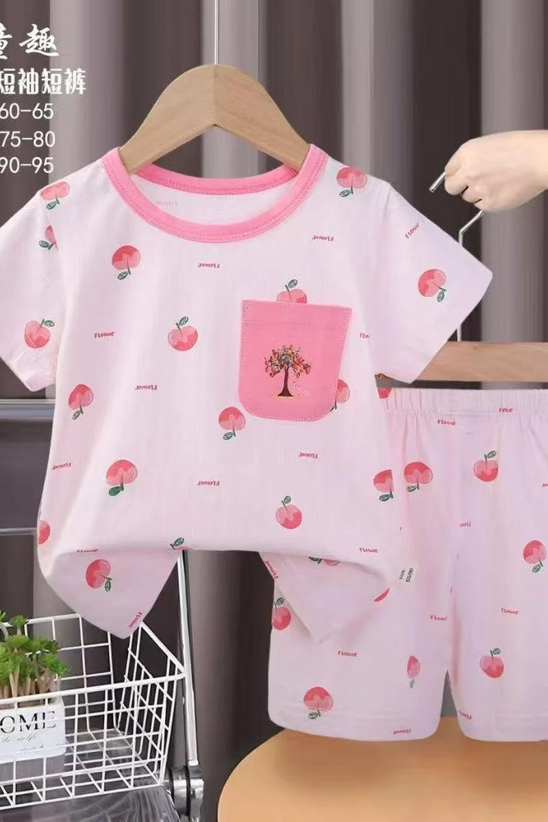 涼感蘋果樹圓領睡衣