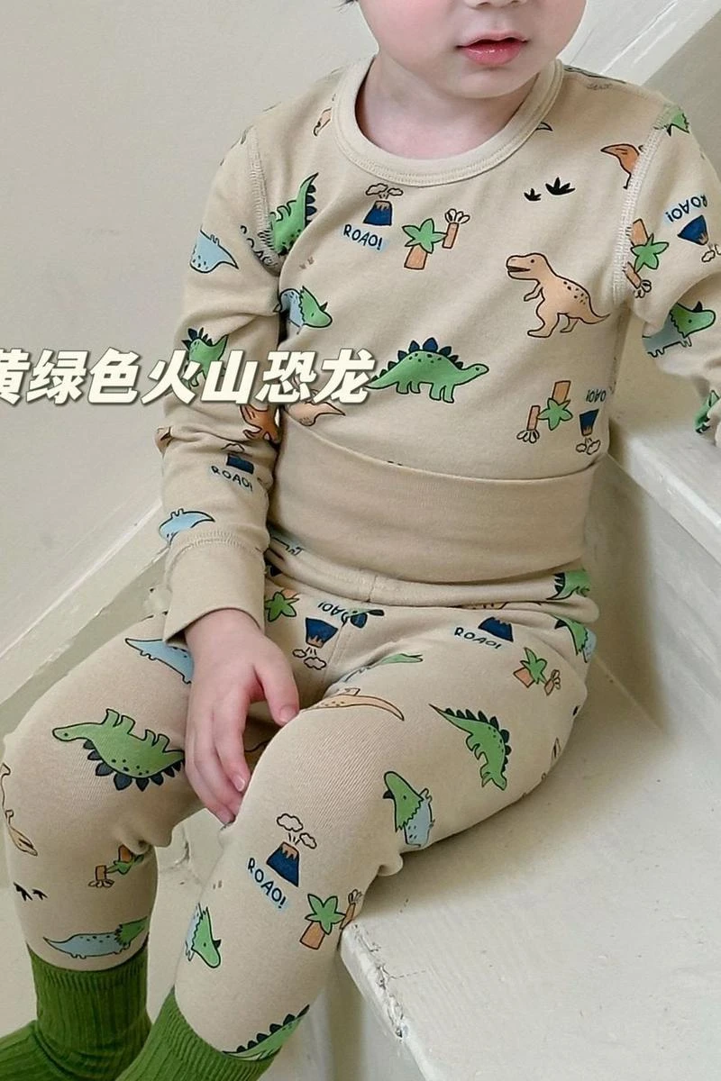 火山恐龍護肚睡衣