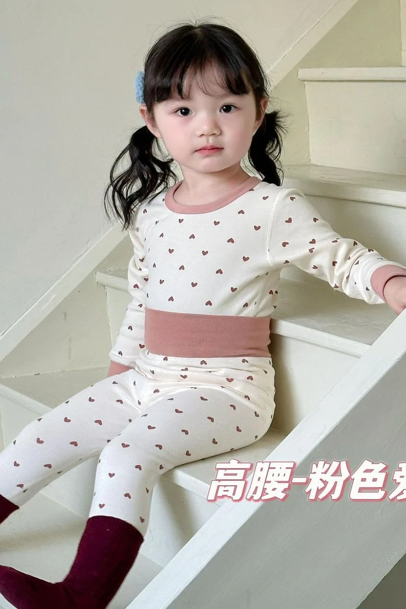 愛心高腰護肚睡衣