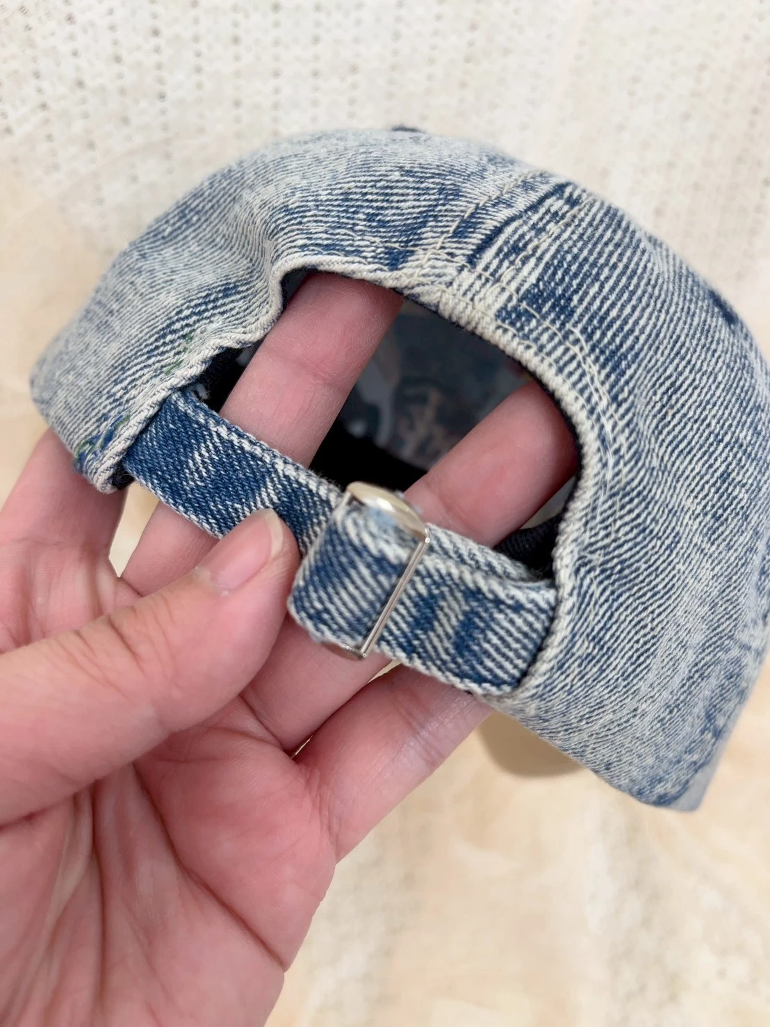 牛仔撞色棒球帽