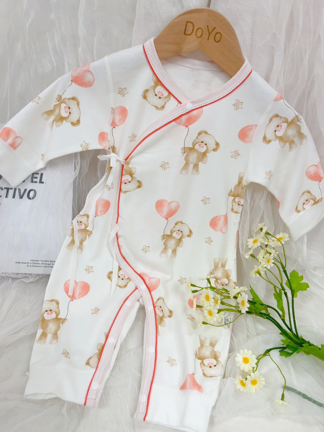 氣球小熊爬服