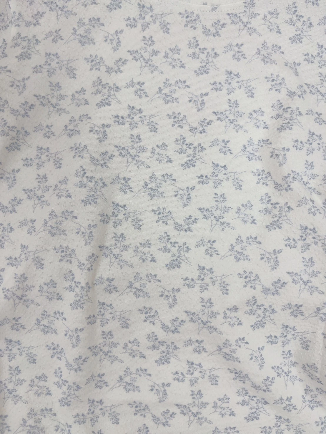 法式小碎花T