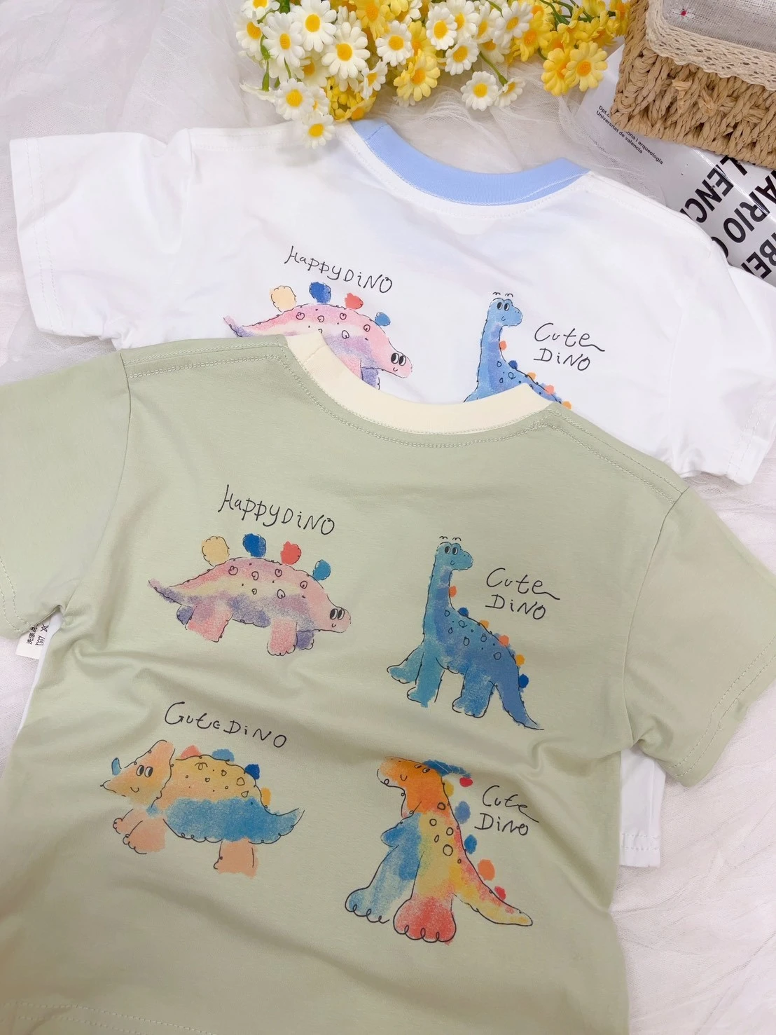 滾邊跳色恐龍T