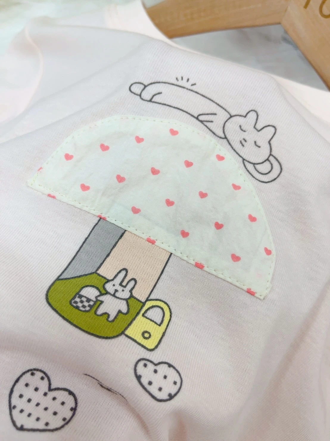 森林蘑菇兔短T