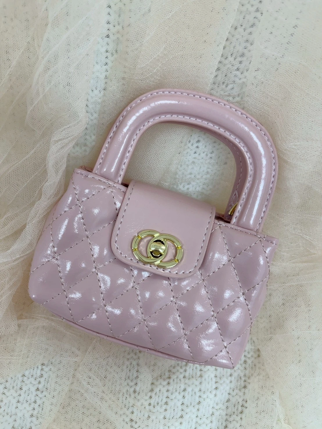 粉嫩小香鍊條包