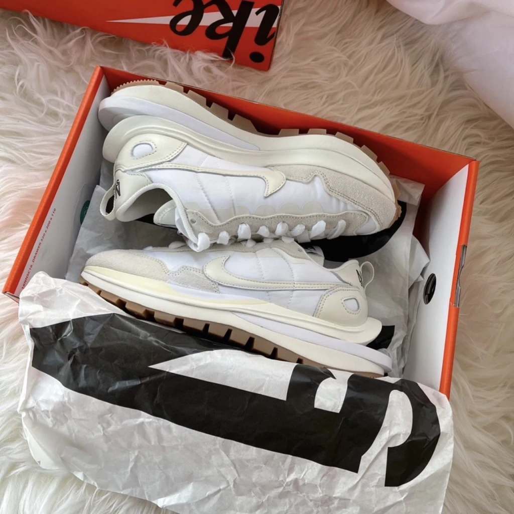 Nike x Sacai Vaporwaffle 奶油白 白生膠 DD1875-100