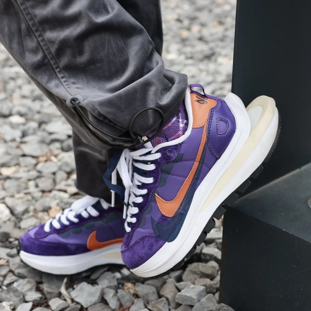 Nike x Sacai Vaporwaffle 紫橘 神祕深紫 DD1875-500