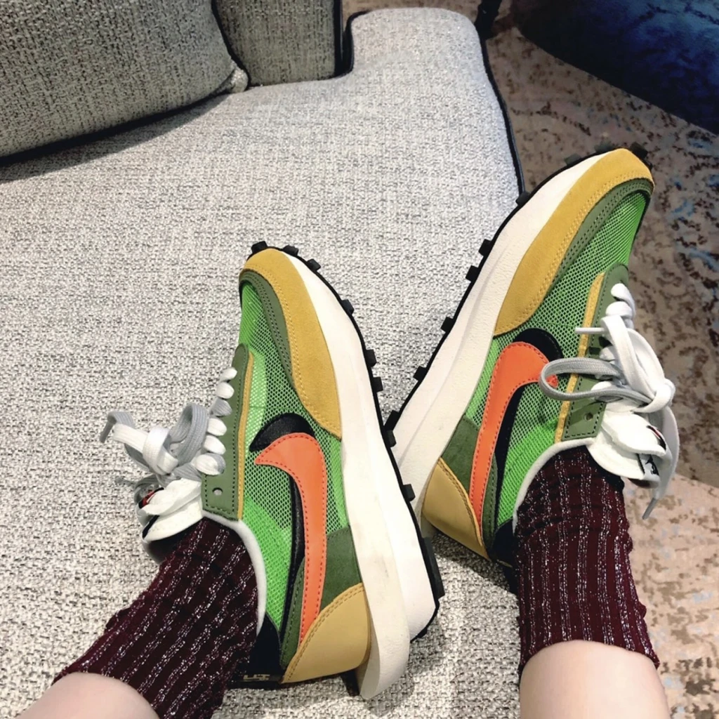 Nike x Sacai LDWaffle 黃綠橘 BV0073-300