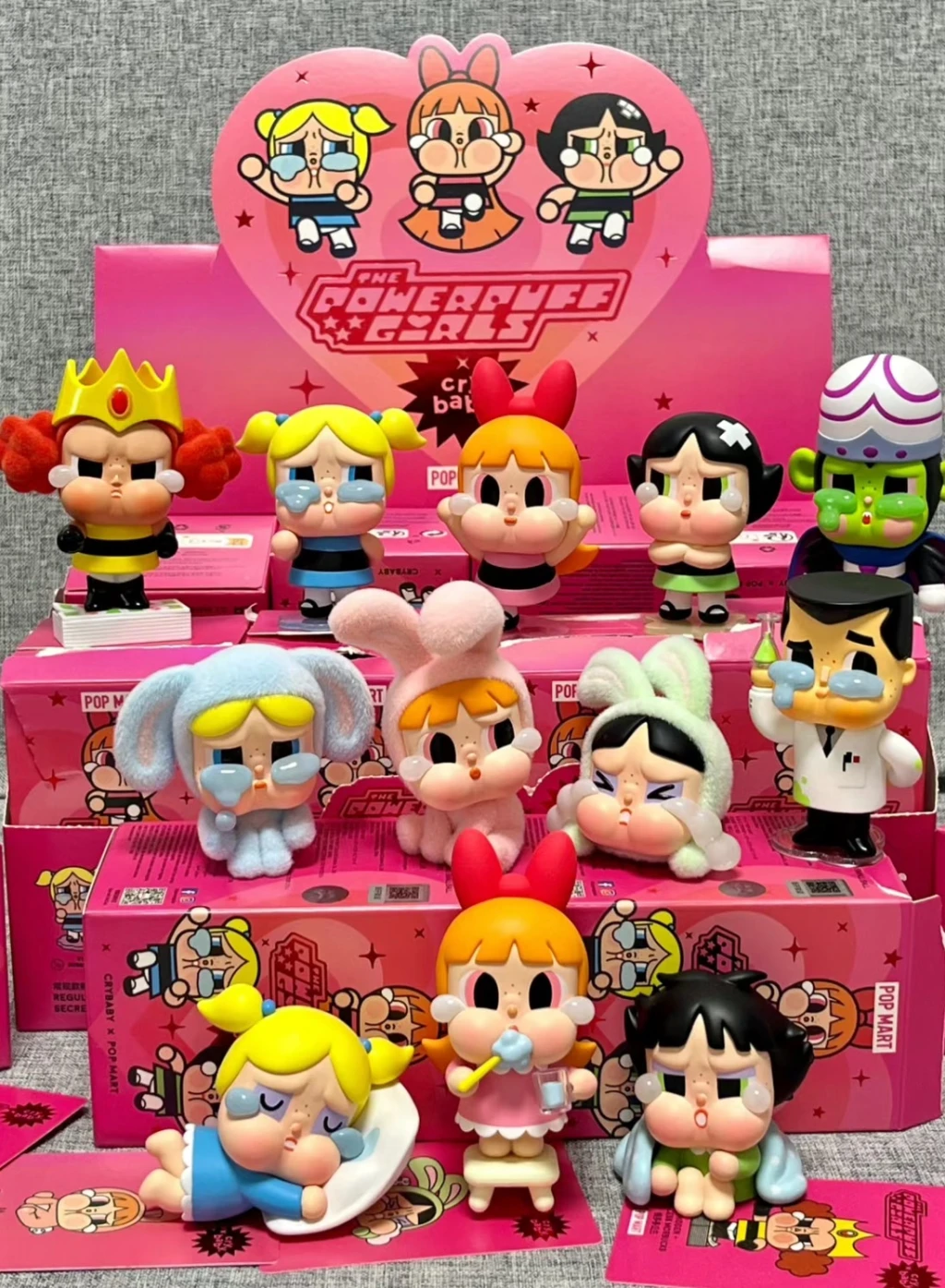 泡泡瑪特 POPMART CRYBABY x 飛天小女警 公仔擺飾