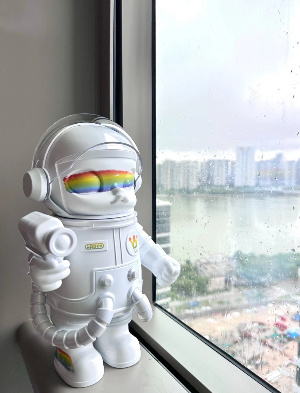 泡泡瑪特 POPMART 400% Molly彩虹 潮流公仔