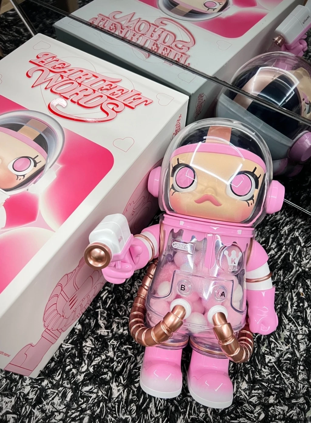 泡泡瑪特 POPMART 400% Molly心語 情人節限定版
