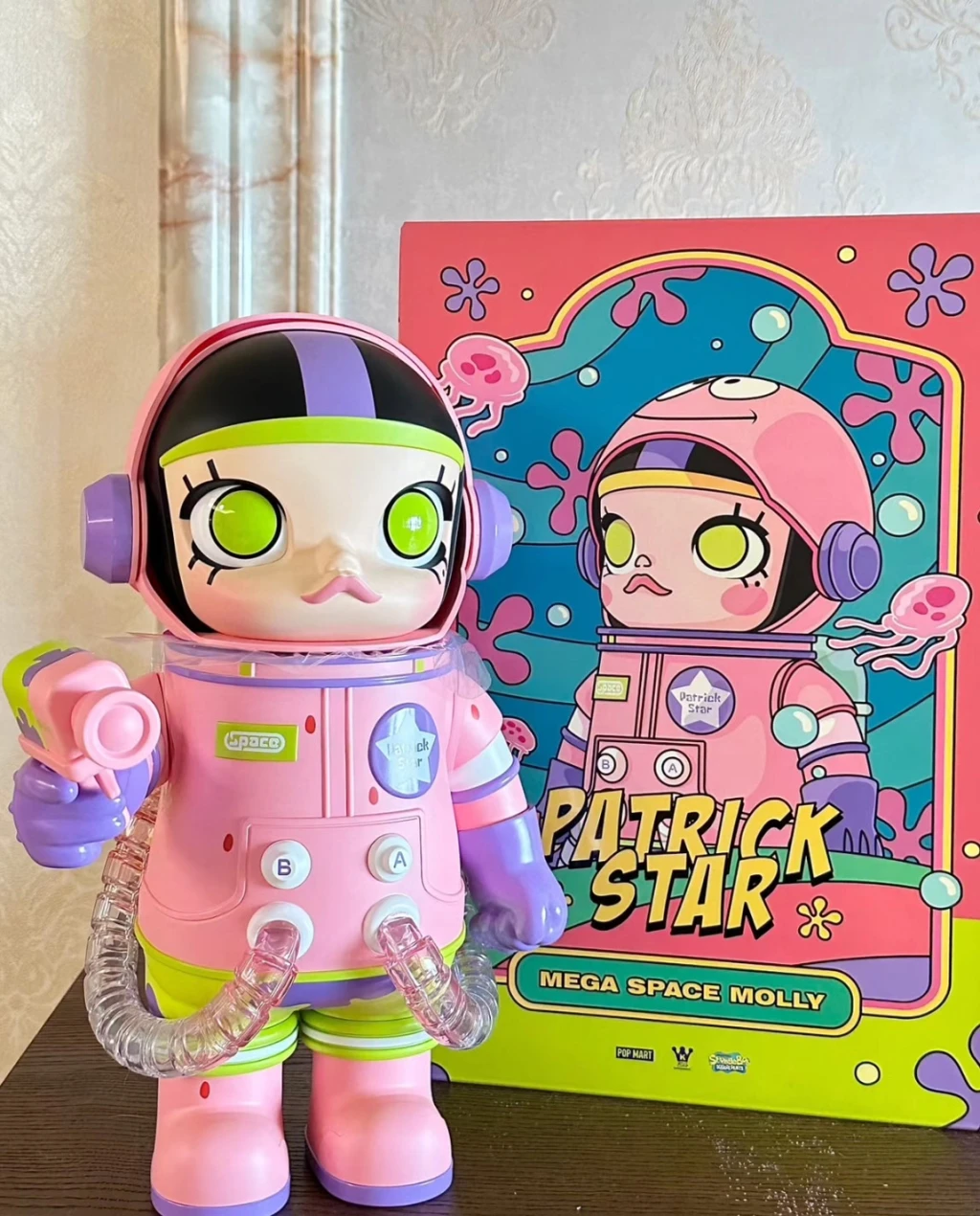 泡泡瑪特 POPMART 400% Molly派大星 潮流公仔