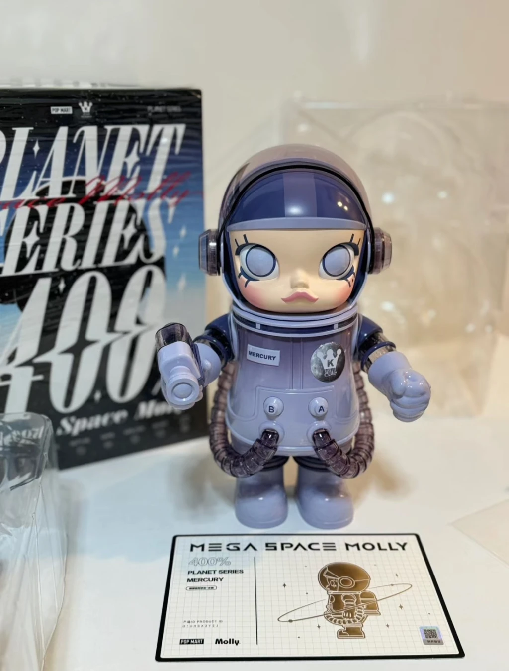 <星球系列> 泡泡瑪特 POPMART 400% Molly水星 潮流公仔