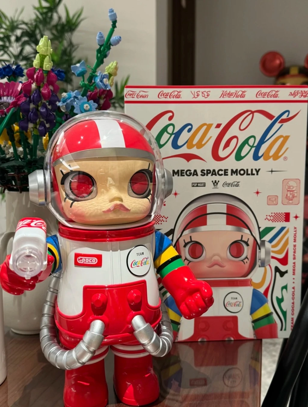 泡泡瑪特 POPMART 400% Molly可口可樂3.0 潮流公仔