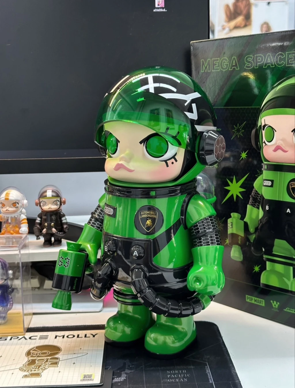 泡泡瑪特 POPMART 400% Molly藍寶堅尼 PTS展會 潮流公仔