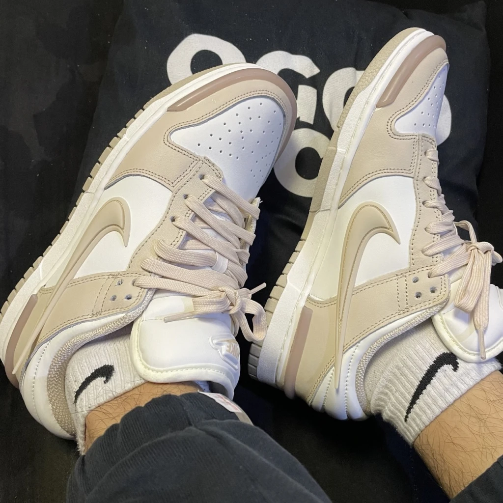 NIKE DUNK LOW TWIST 奶茶色 飛勾 (DZ2794-102)