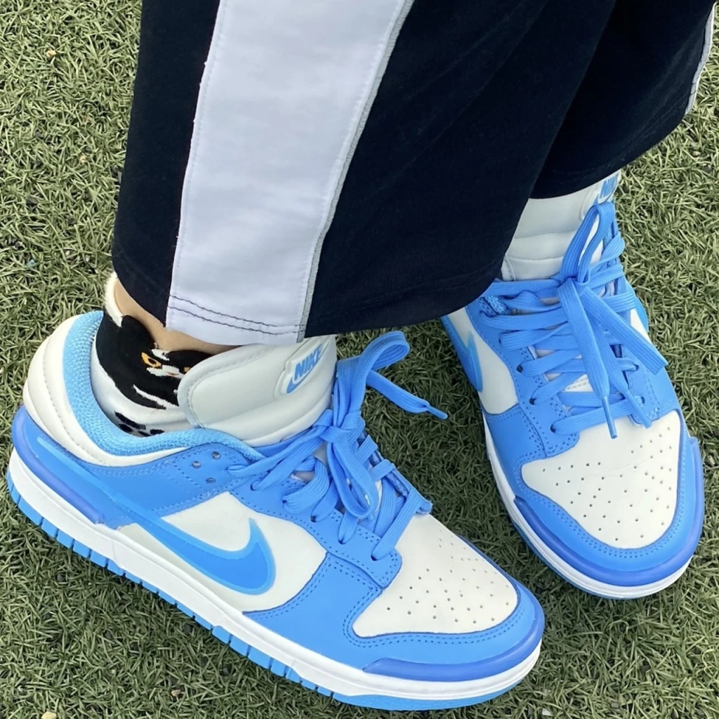 NIKE DUNK LOW TWIST 大學藍北卡藍 飛勾 (DZ2794-002)