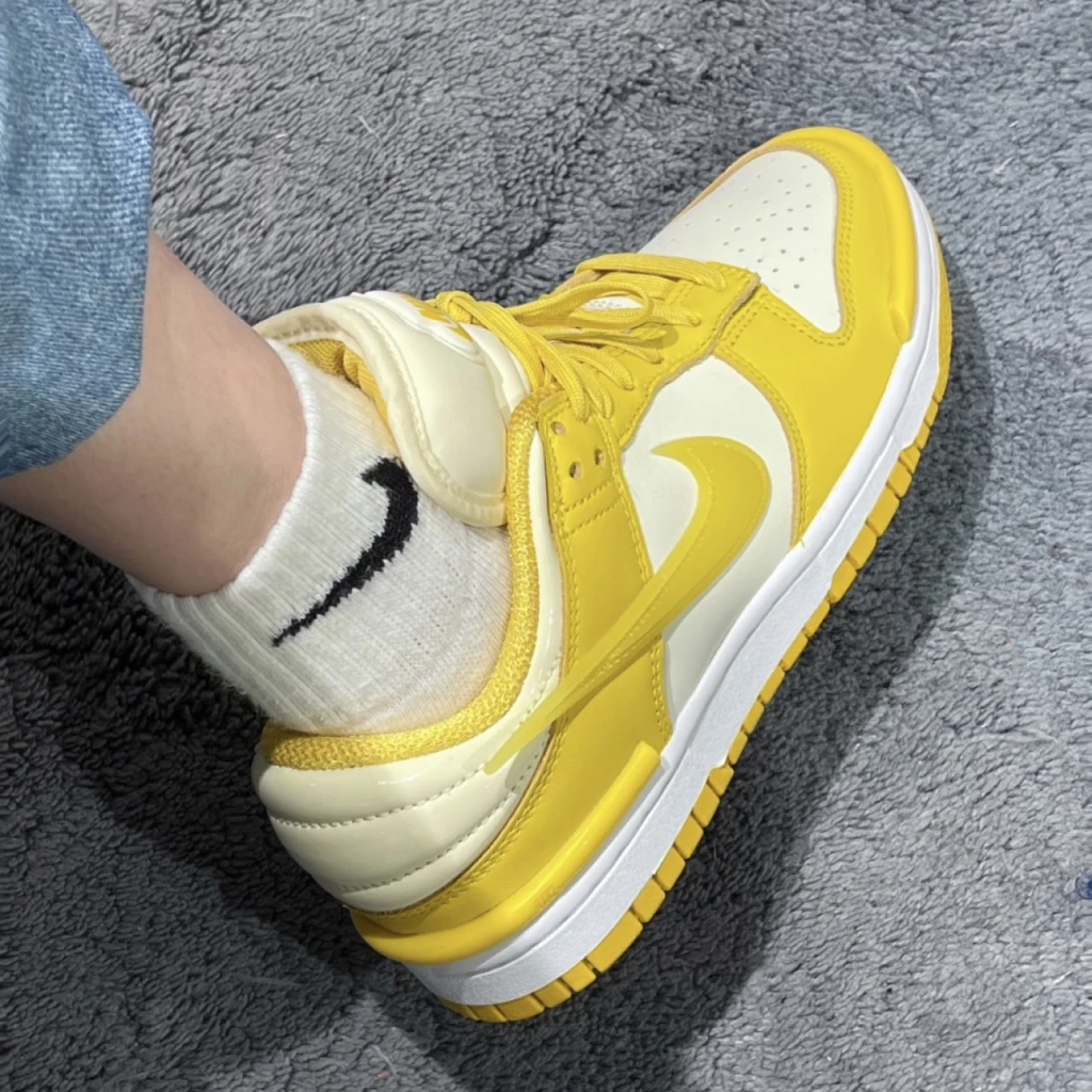 NIKE DUNK LOW TWIST 檸檬黃果凍飛勾 (DZ2794-100)