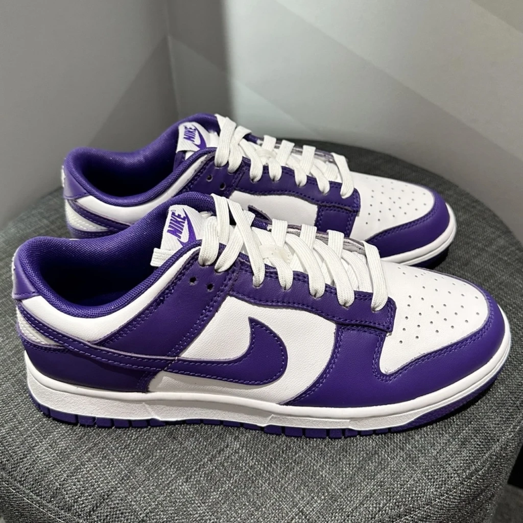 NIKE DUNK LOW 經典白紫 (DD1391-104)