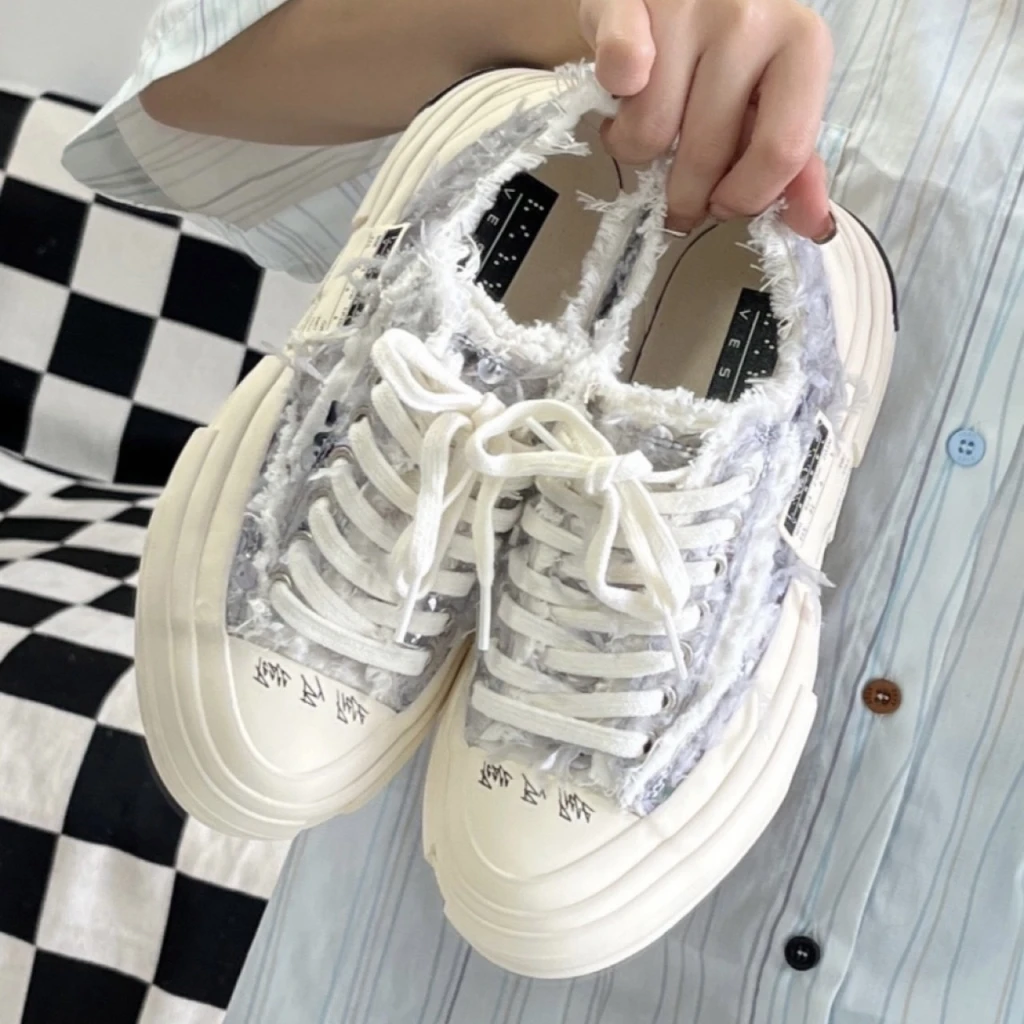 xVESSEL G.O.P LOWS 天鵝之淚 絨毛亮片解構鞋 (S23X06G)