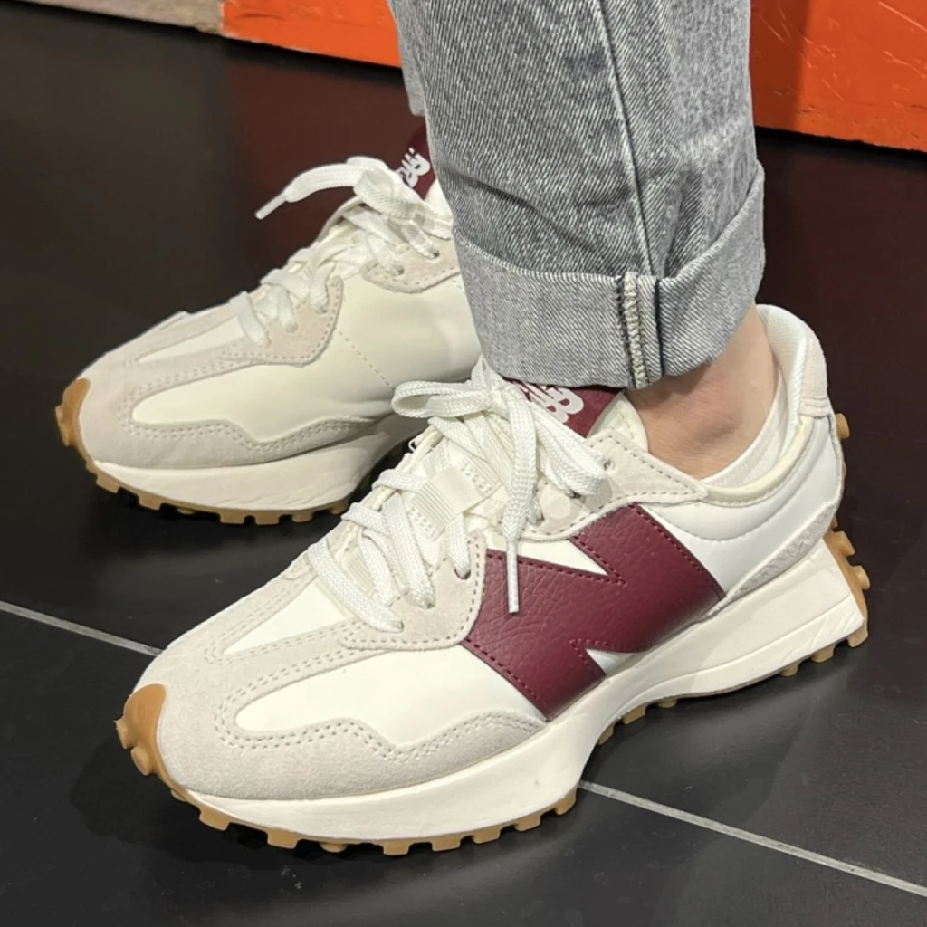 NEW BALANCE NB327 皮革酒紅 (WS327KA)