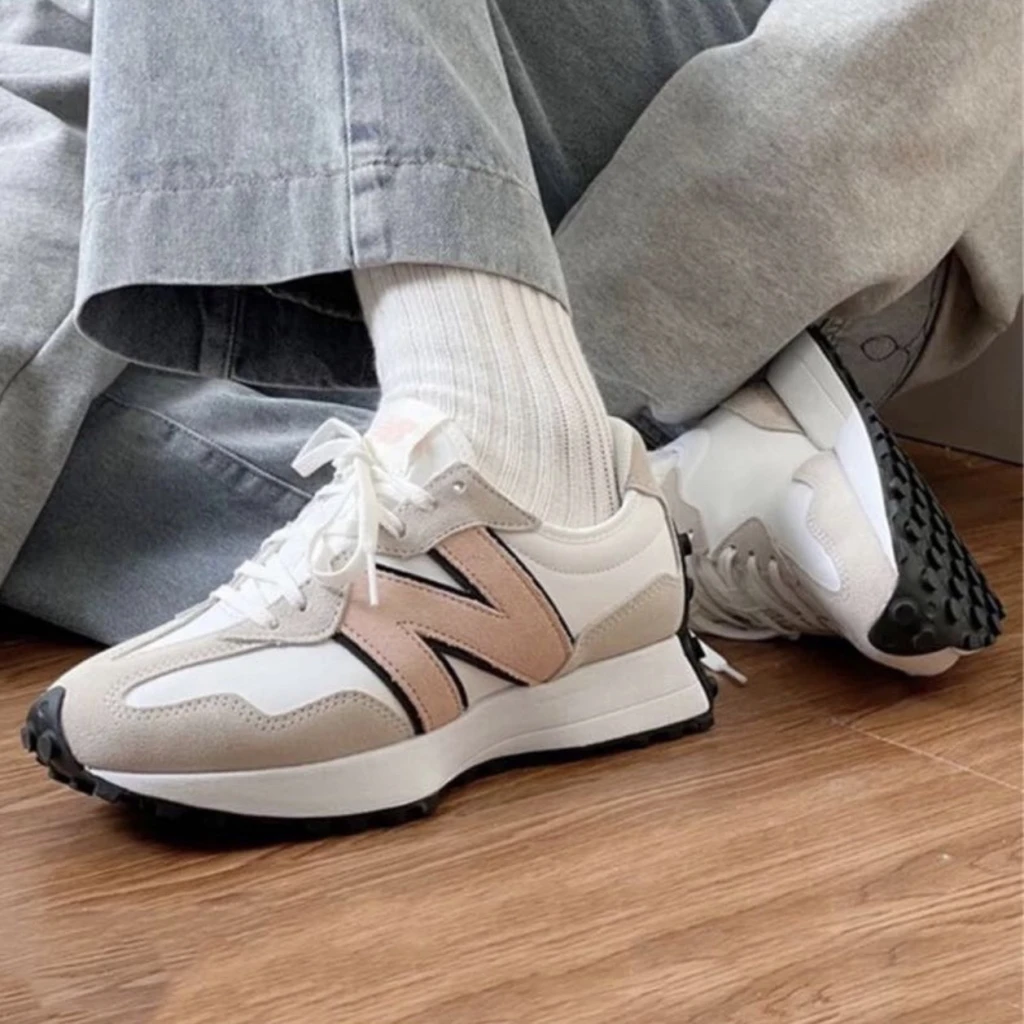 <甜美專屬> NEW BALANCE NB327 粉白 蜜桃烏龍 (WS327LR)