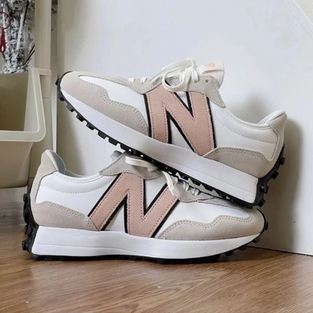 <甜美專屬> NEW BALANCE NB327 粉白 蜜桃烏龍 (WS327LR)