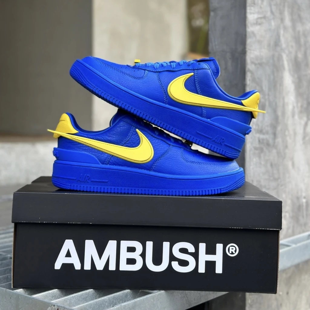 AMBUSH X NIKE AIR FORCE 1 LOW 藍黃 (DV3464-400)