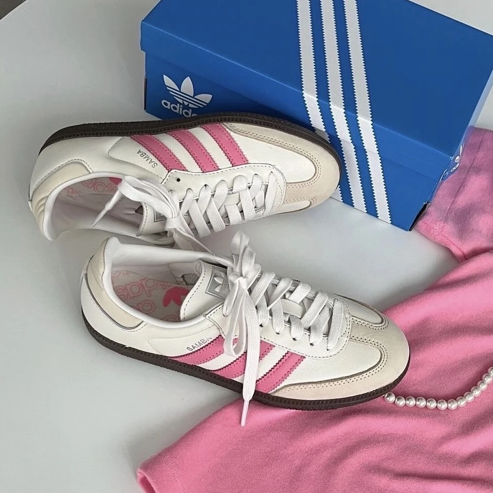 ADIDAS ORIGINALS SAMBA OG 奶油芭比粉 (IG1962)