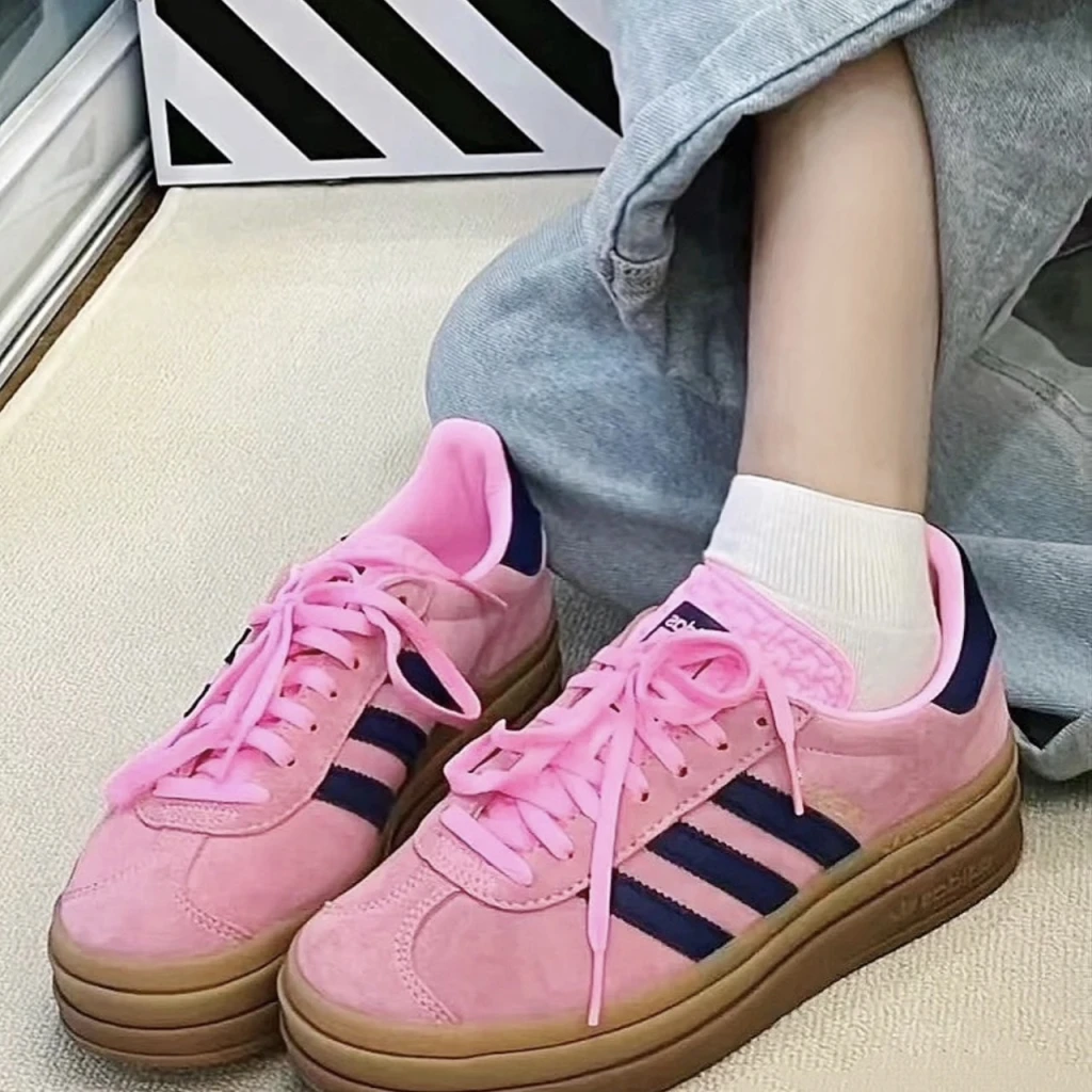 ADIDAS ORIGINALS GAZELLE INDOOR 粉紫焦糖 (H06122)