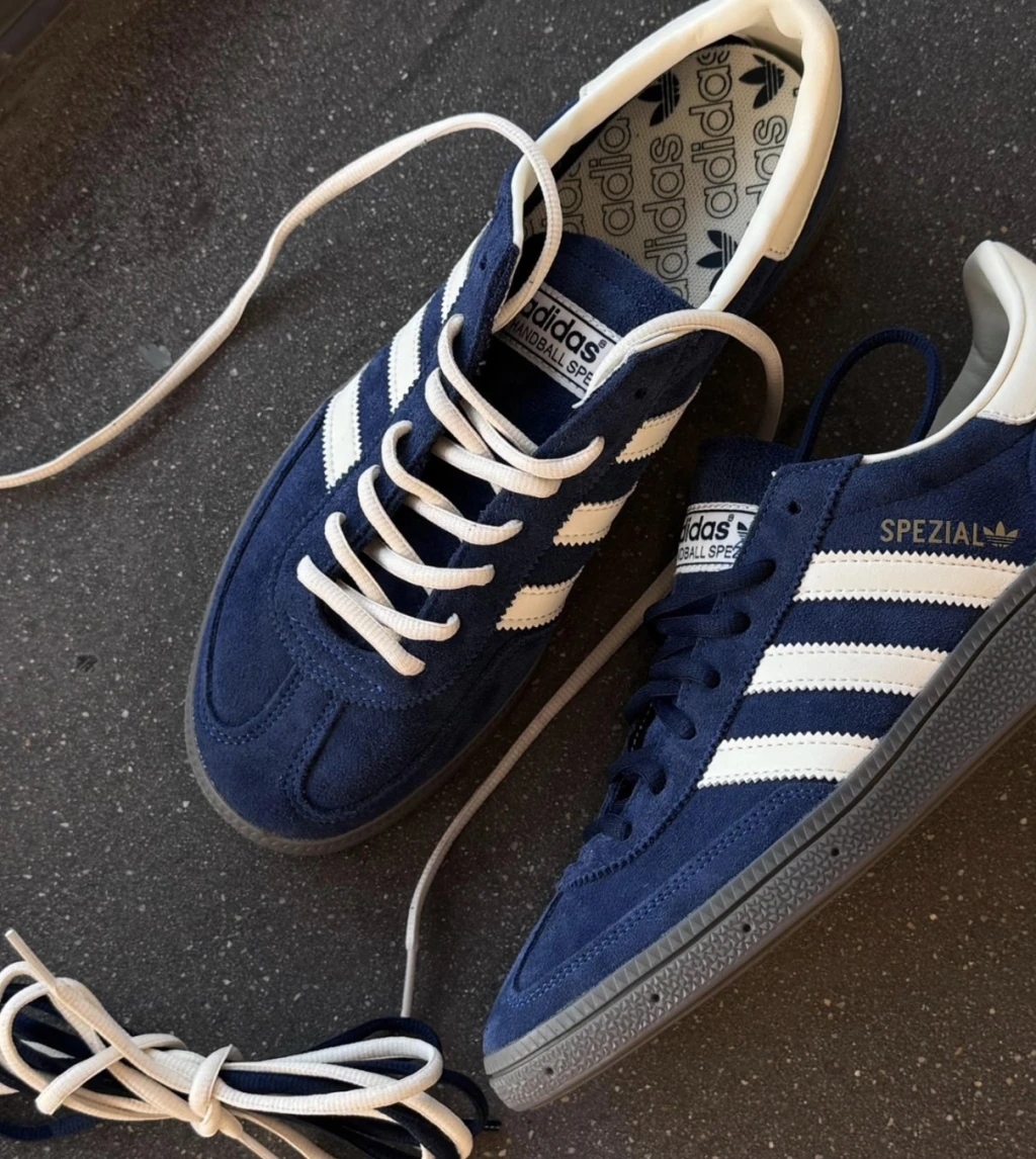 ADIDAS ORIGINALS HANDBALL SPEZIAL 麂皮暗夜藍 (IF7087)