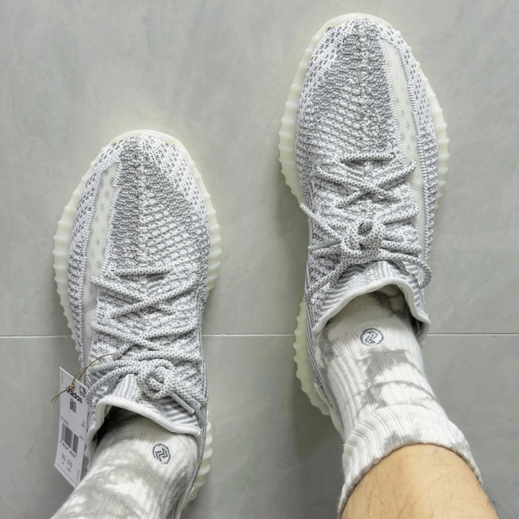 ADIDAS YEEZY BOOST 350 V2 "Static" 灰白天使 (EF2905)